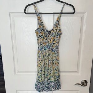 Angie Multicolor Floral Midi Dress